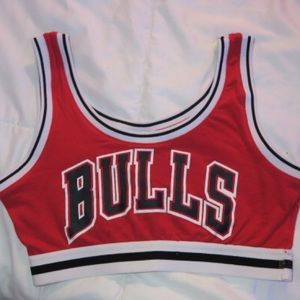 Forever 21 Chicago Bulls Red Sports Bra Top❣️